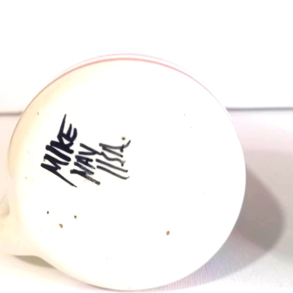 Vintage Hand Made Hand Thrown Navajo American Indian Mugs Set of 2. Southwest - Picture 8 of 8